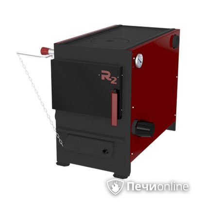 Твердотопливный котел Термокрафт R2 15 кВт конфорка термометр круглый выход в Миассе